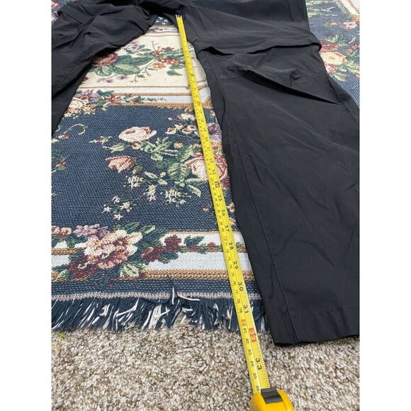 Eddie Bauer Convertible Cargo Black Pants Mens 40x34 Black Nylon Stretch Outdoor - Picture 7 of 14
